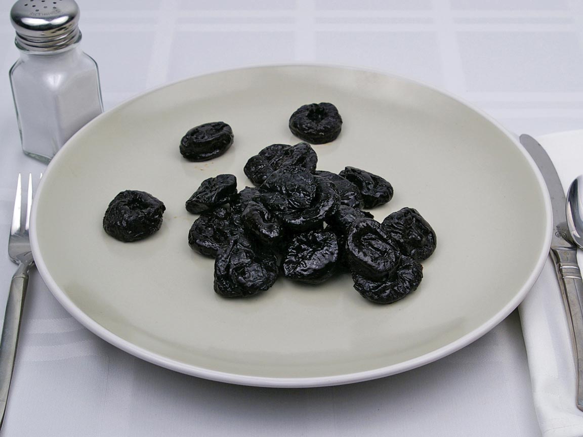 Calories in 198 grams of Prunes - Dried Plums