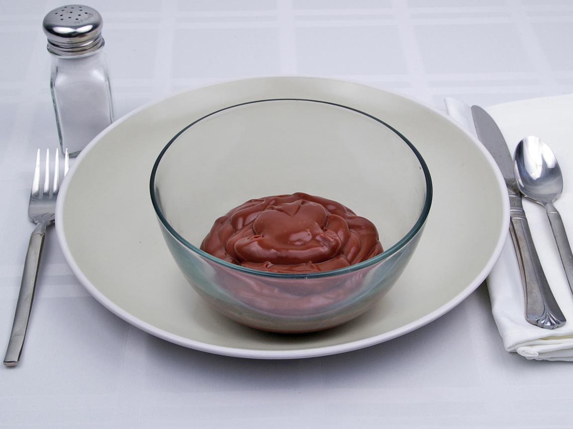 Calories in 170 grams of Chocolate Pudding - Sugar-Free - Non Fat Milk