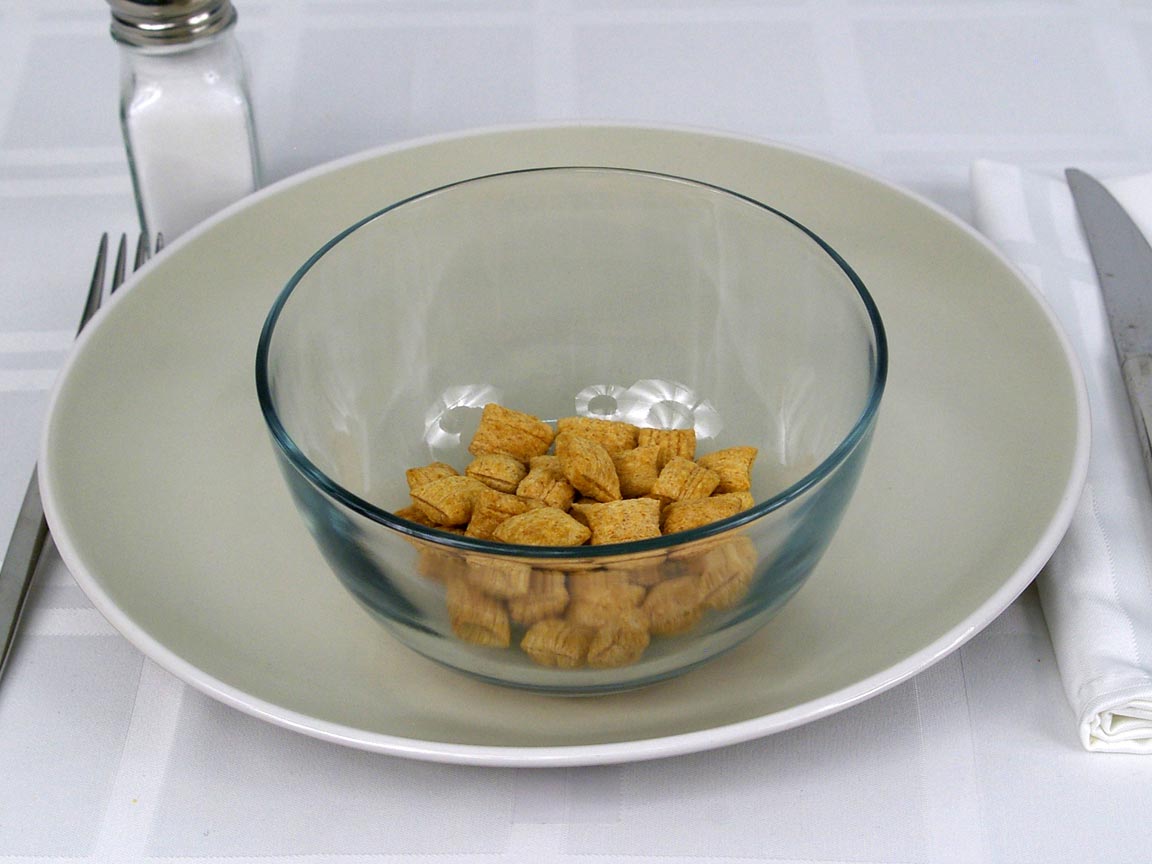 Calories in 0.5 cup(s) of Puffins Cereal