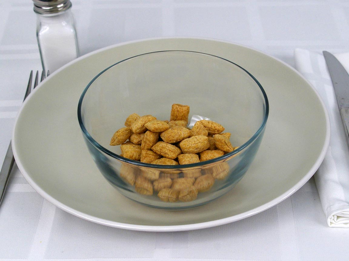 Calories in 0.75 cup(s) of Puffins Cereal