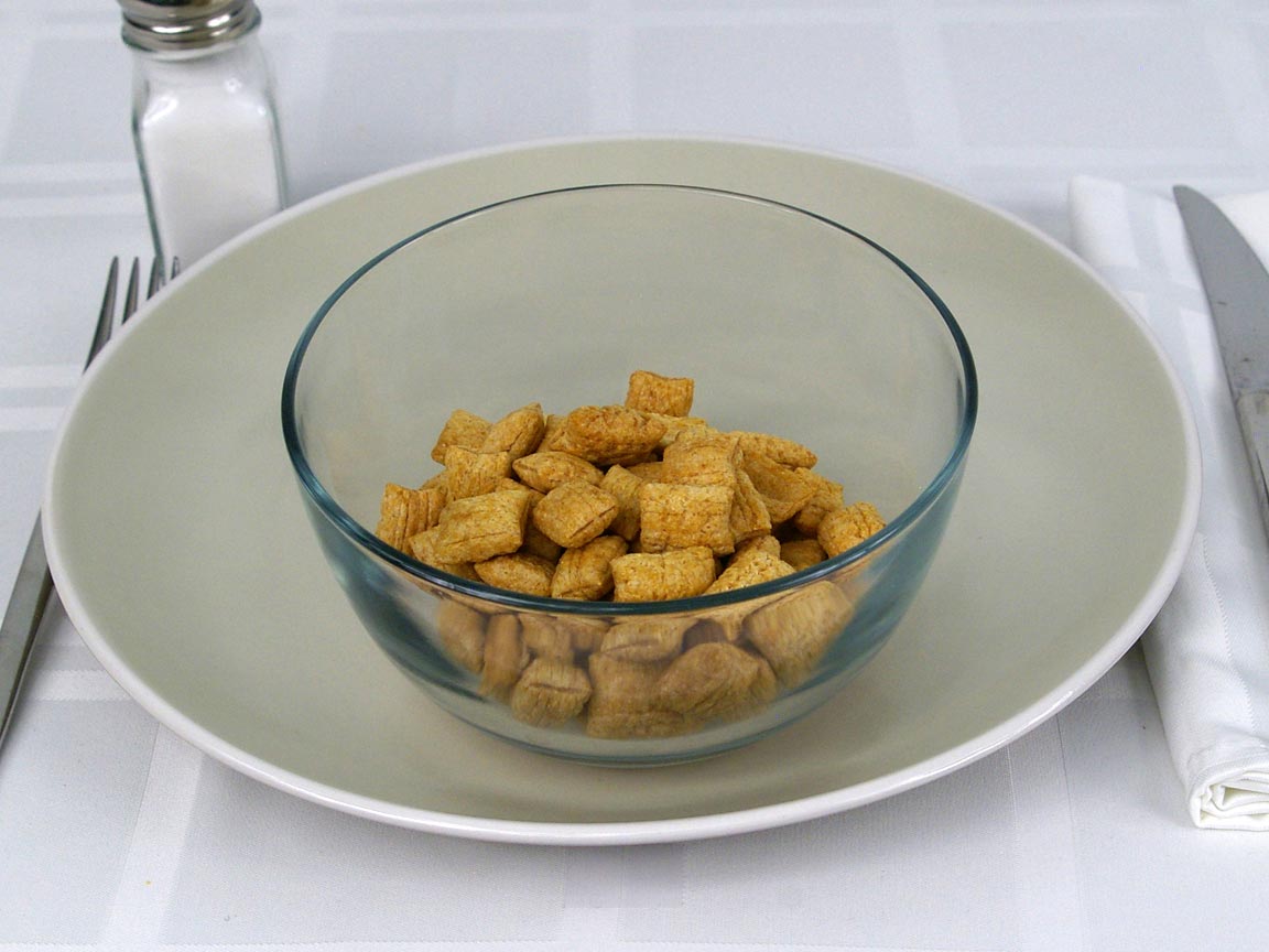 Calories in 1.25 cup(s) of Puffins Cereal
