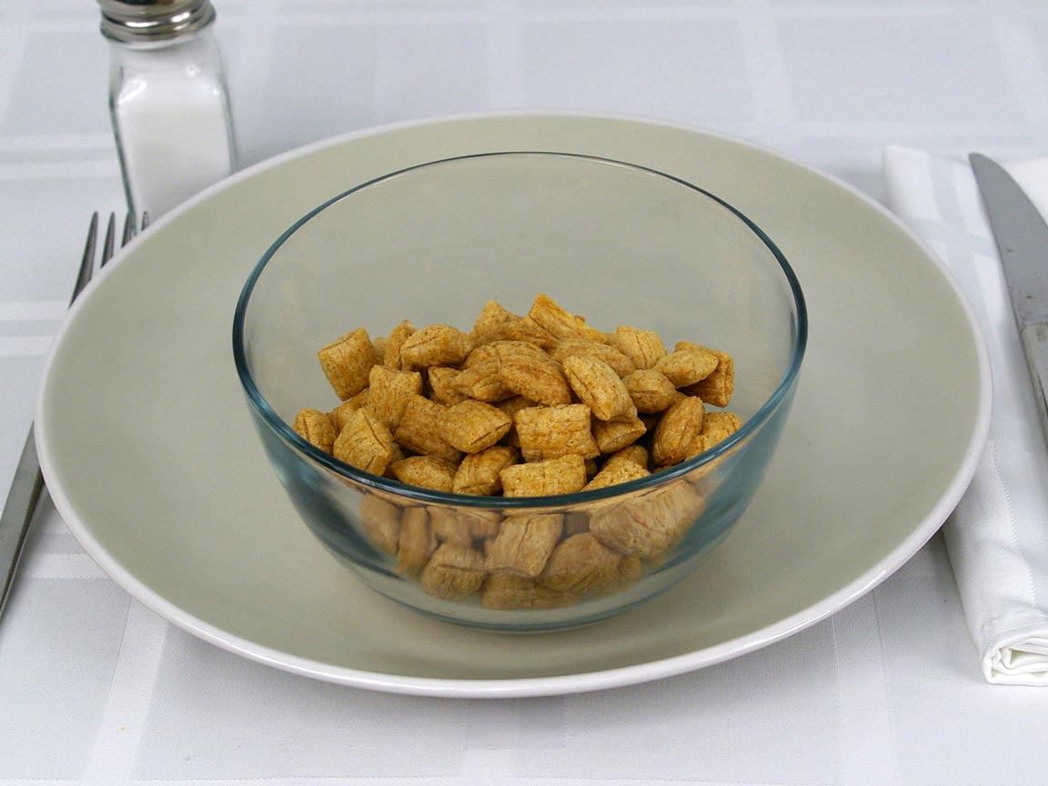 Calories in 1.5 cup(s) of Puffins Cereal