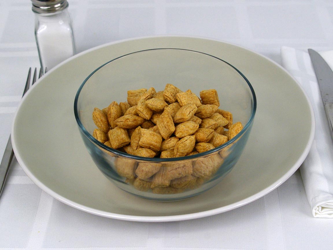 Calories in 2 cup(s) of Puffins Cereal