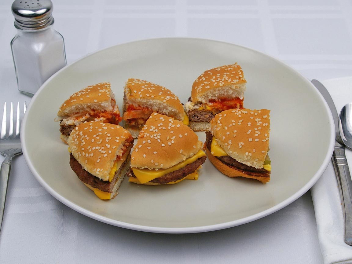 Calories in 1.5 burger(s) of McDonald's - Quarter Pounder - Cheese 