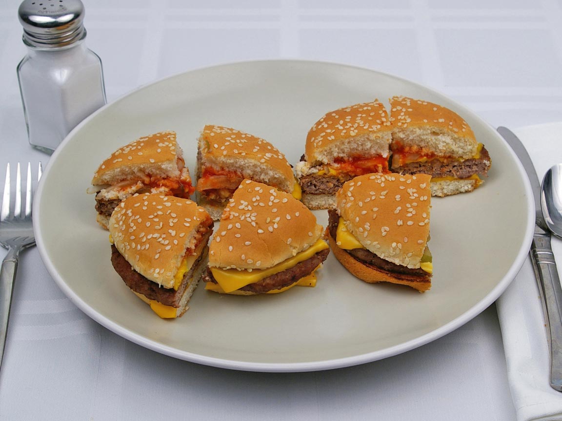 Calories in 1.75 burger(s) of McDonald's - Quarter Pounder - Cheese 