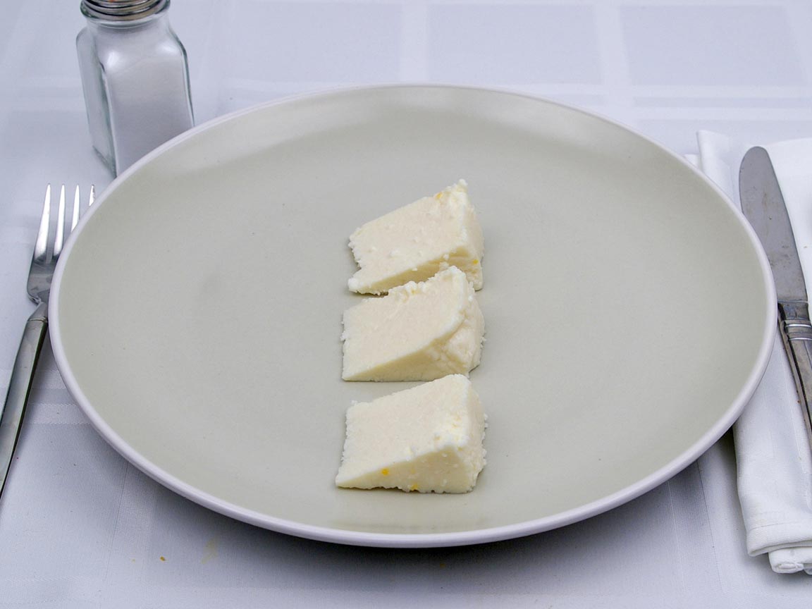 Calories in 85 grams of Mexican Cheese- Queso Fresco