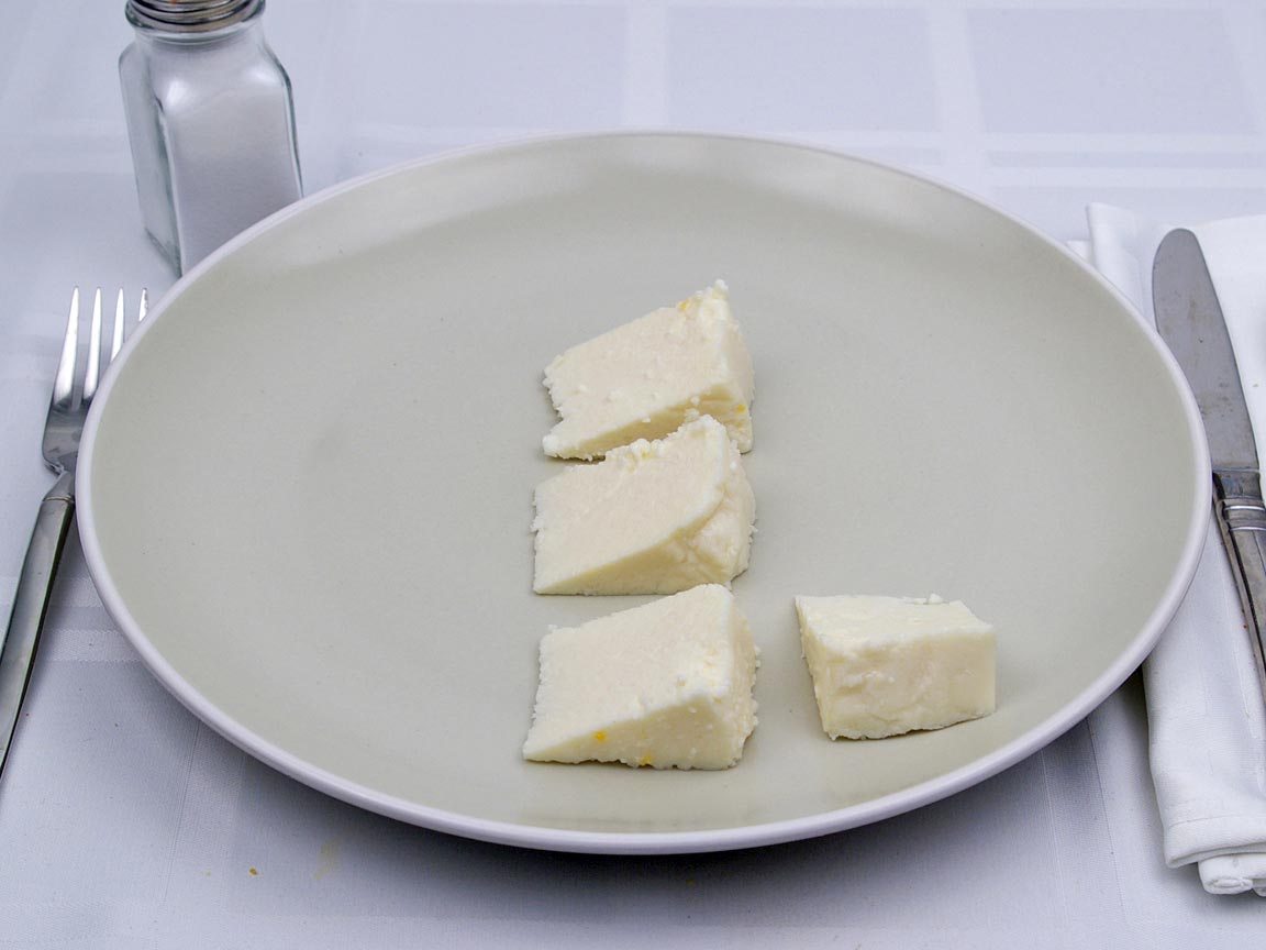 Calories in 113 grams of Panela Cheese