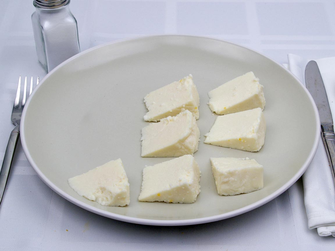 Calories in 198 grams of Panela Cheese