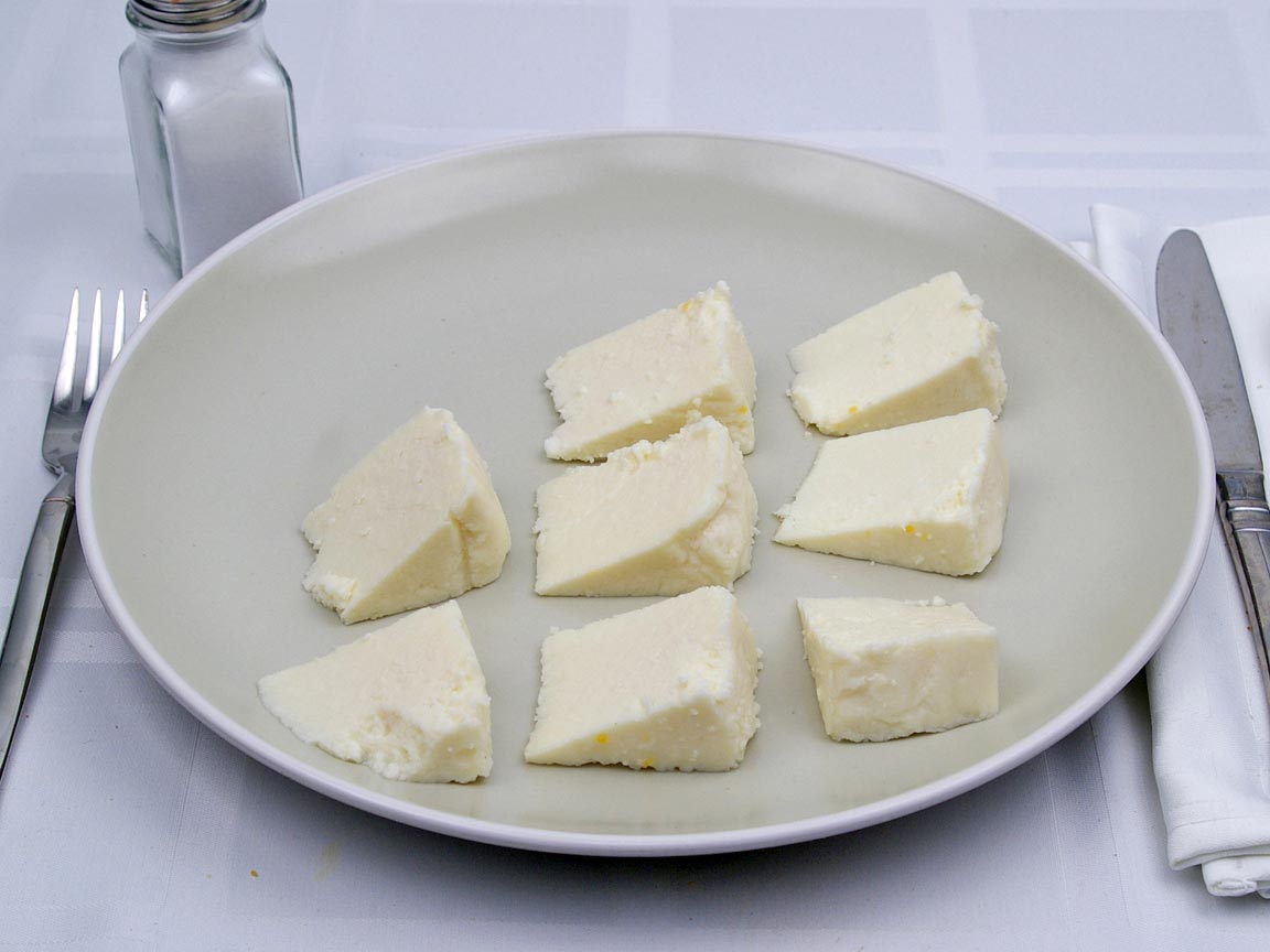 Calories in 226 grams of Cotija Cheese