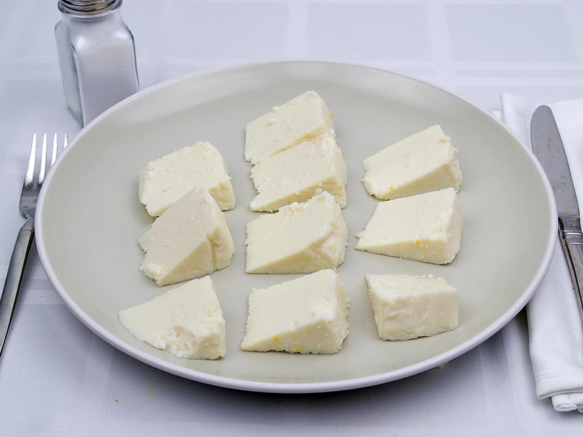 Calories in 283 grams of Cotija Cheese