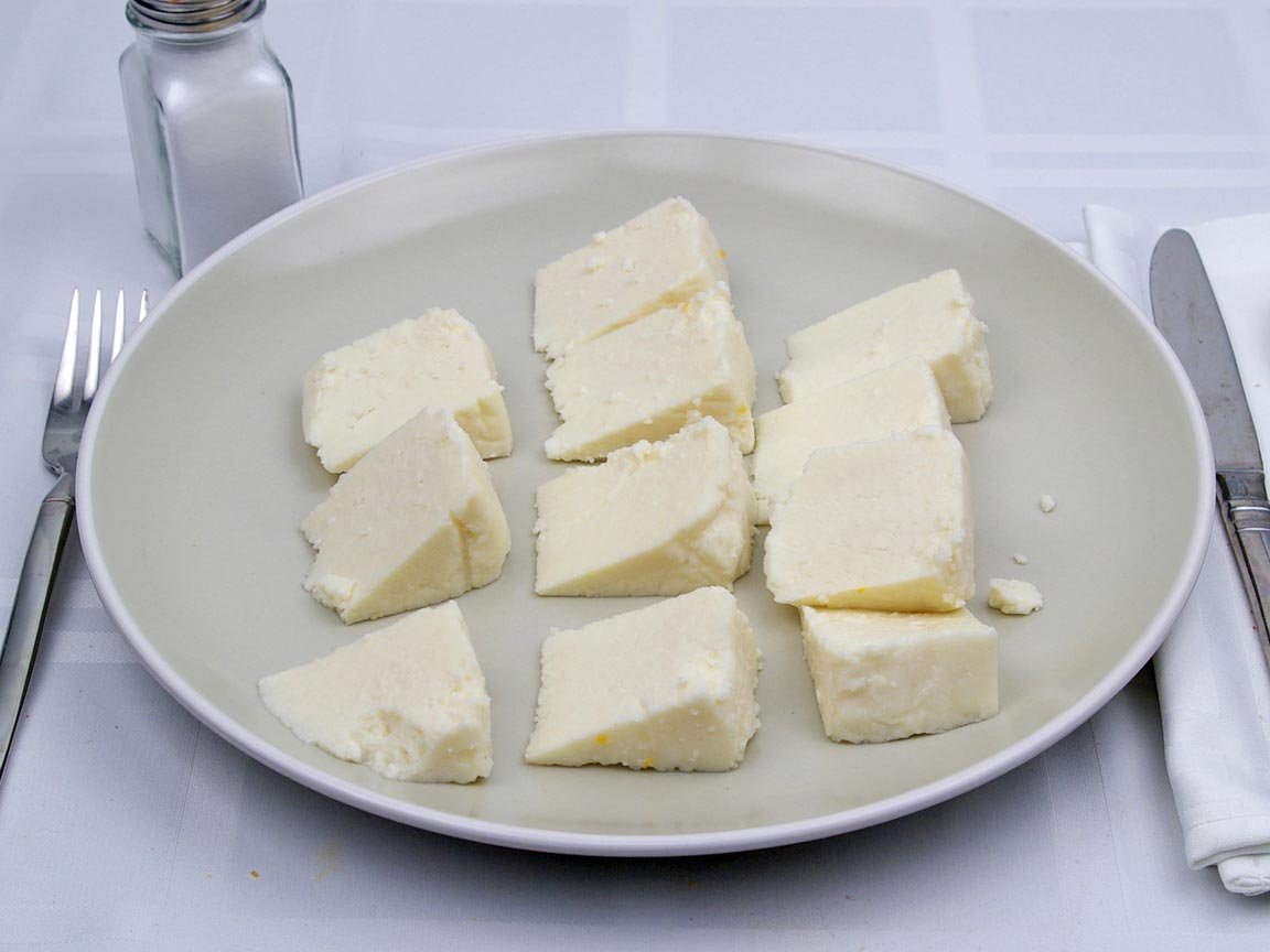 Calories in 311 grams of Panela Cheese