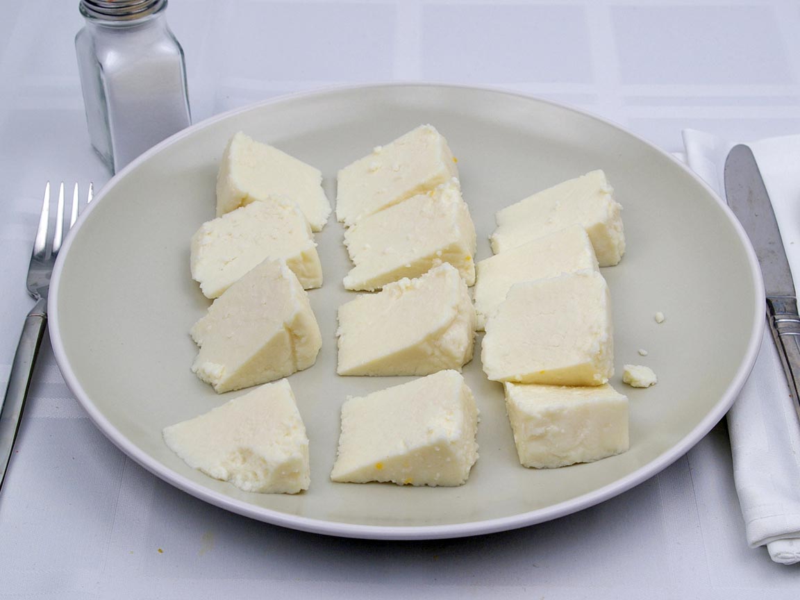 Calories in 340 grams of Panela Cheese