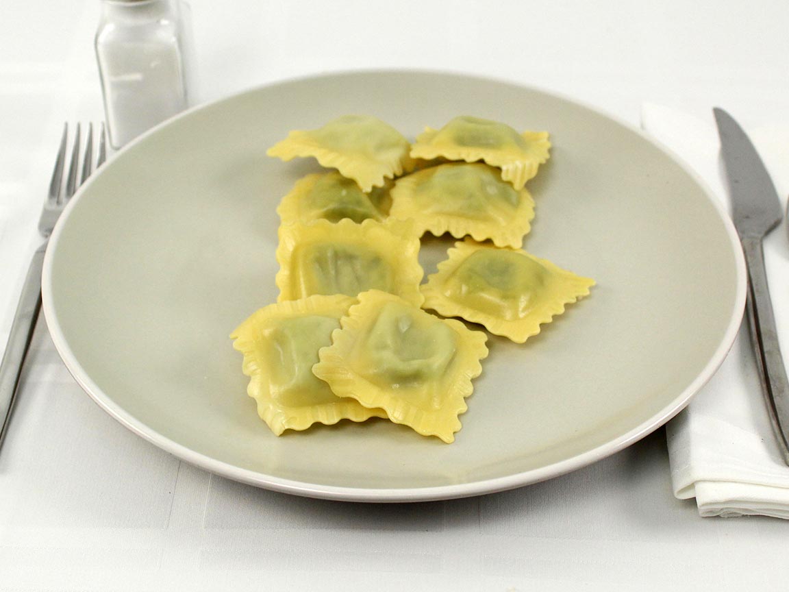 Calories in 10 piece(s) of Spinach Ricotta Ravioli