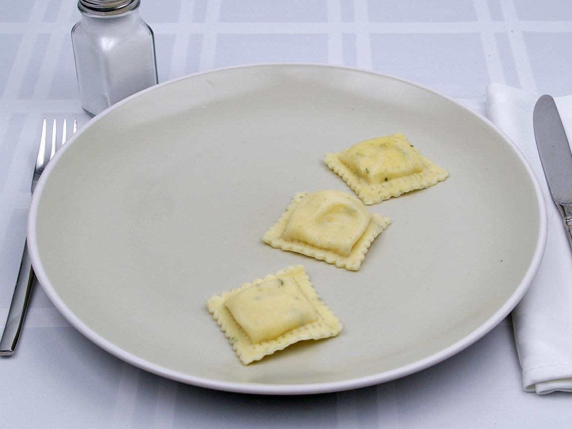 Calories in 48 grams of Ravioli - Five Cheese