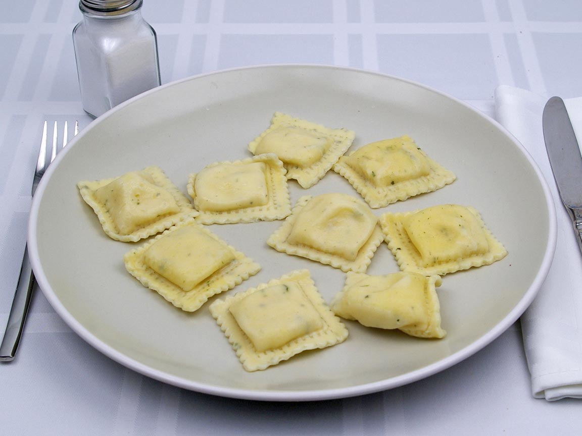 Calories in 144 grams of Ravioli - Five Cheese