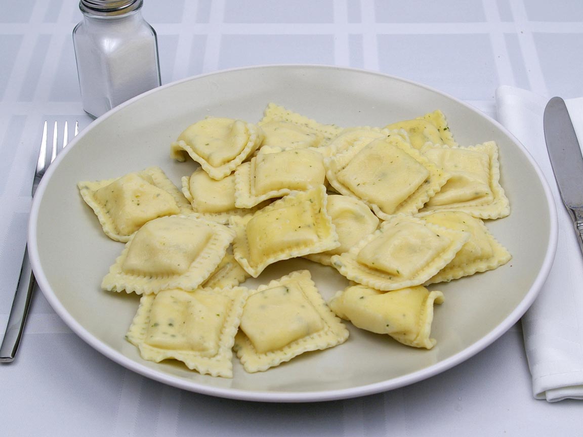 Calories in 289 grams of Ravioli - Five Cheese
