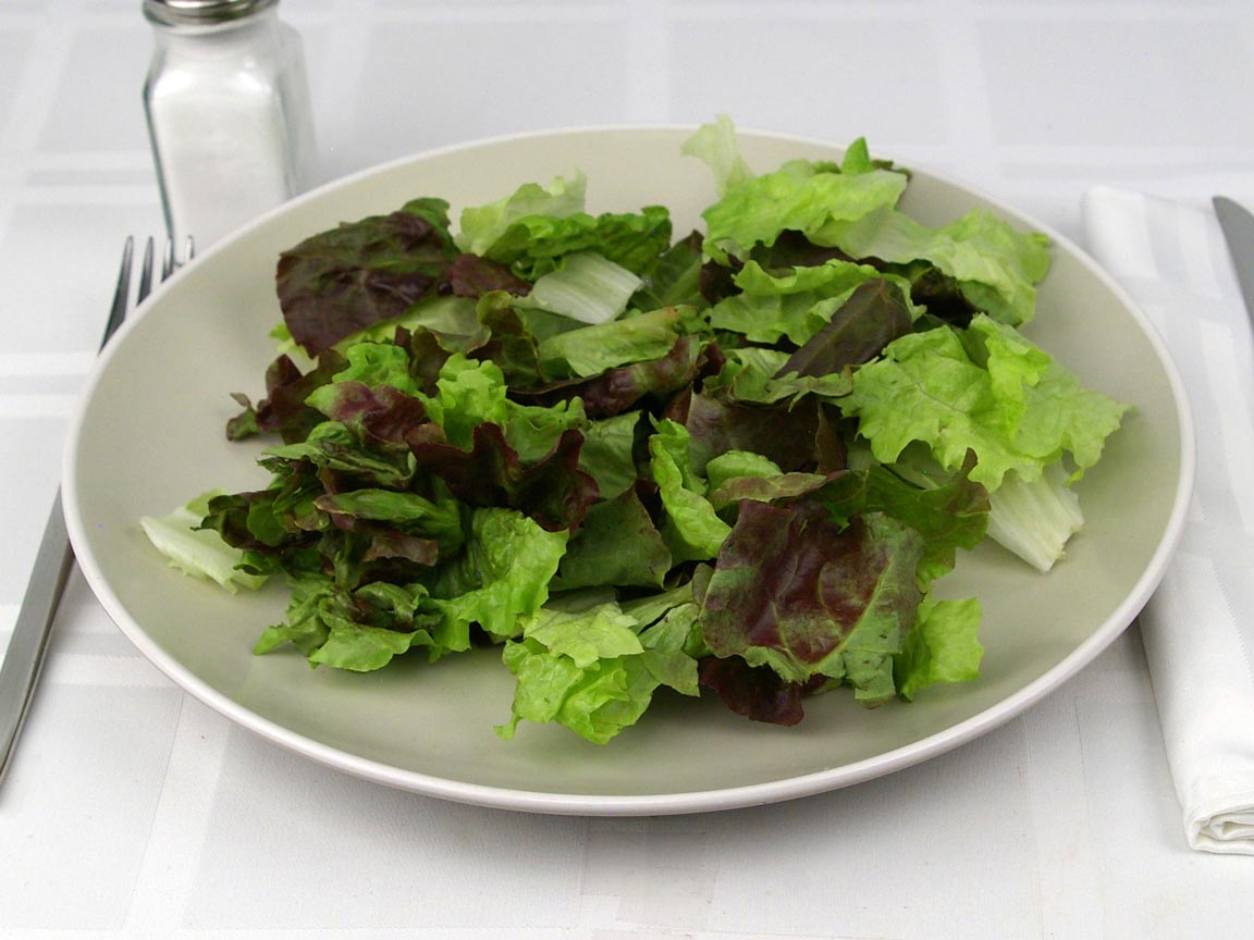 Calories in 3 cup(s) of Red Leaf Lettuce