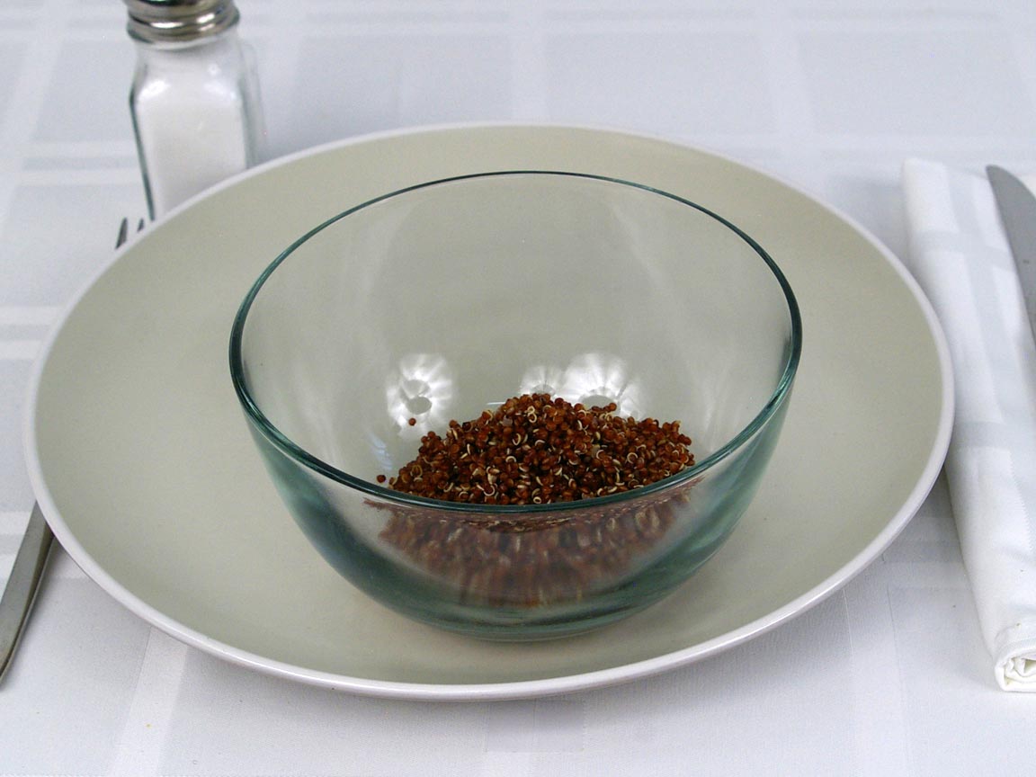 Calories in 0.5 cup(s) of Red Quinoa