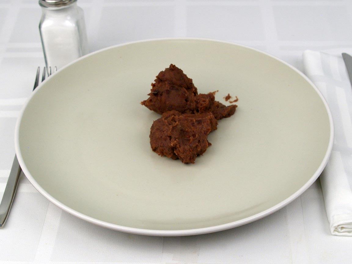 Calories in 0.5 cup(s) of Refried Beans - Black