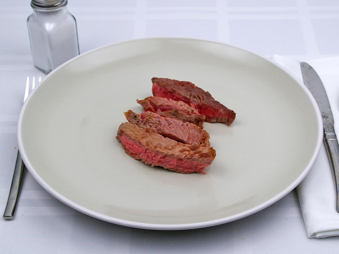 Calories in 113 grams of Rib Eye Steak