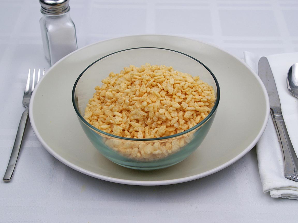 Calories in 2.5 cup(s) of Rice Krispies┬« Cereal