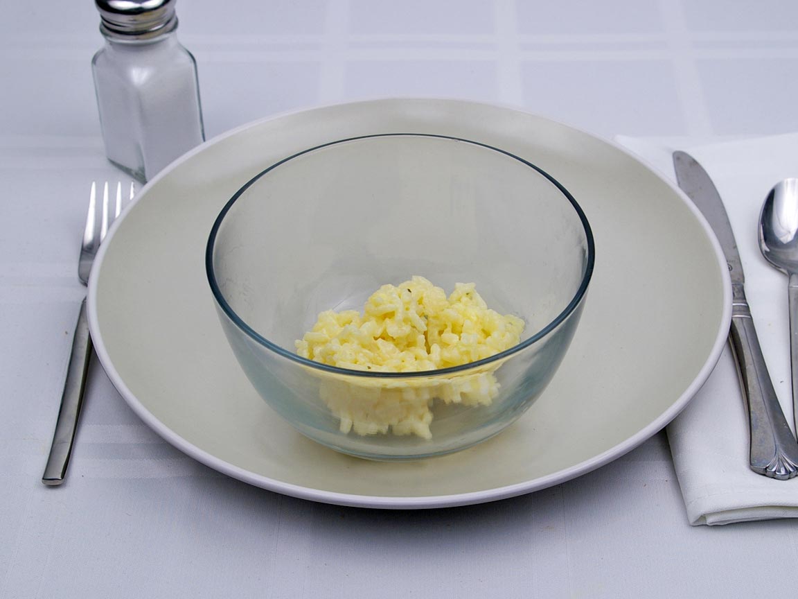 Calories in 0.5 cup(s) of Cheese Risotto