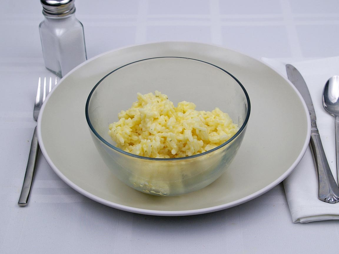 Calories in 1.25 cup(s) of Cheese Risotto