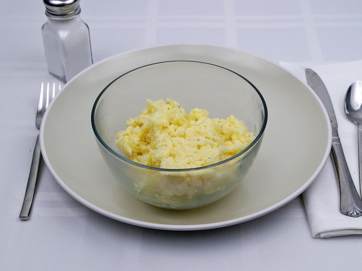 Calories in 1.5 cup(s) of Cheese Risotto