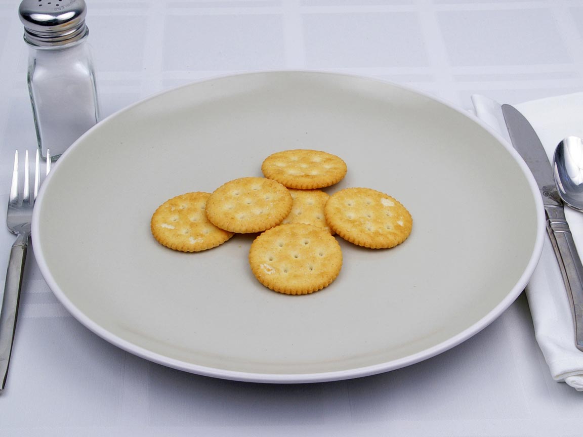 Calories in 6 cracker(s) of Ritz Crackers - Reduced Fat