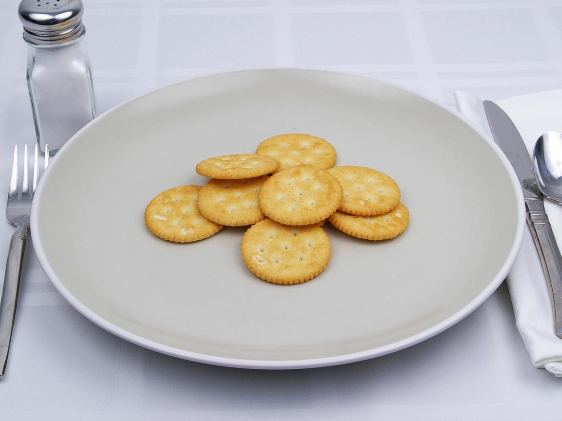Calories in 9 cracker(s) of Ritz Crackers - Reduced Fat