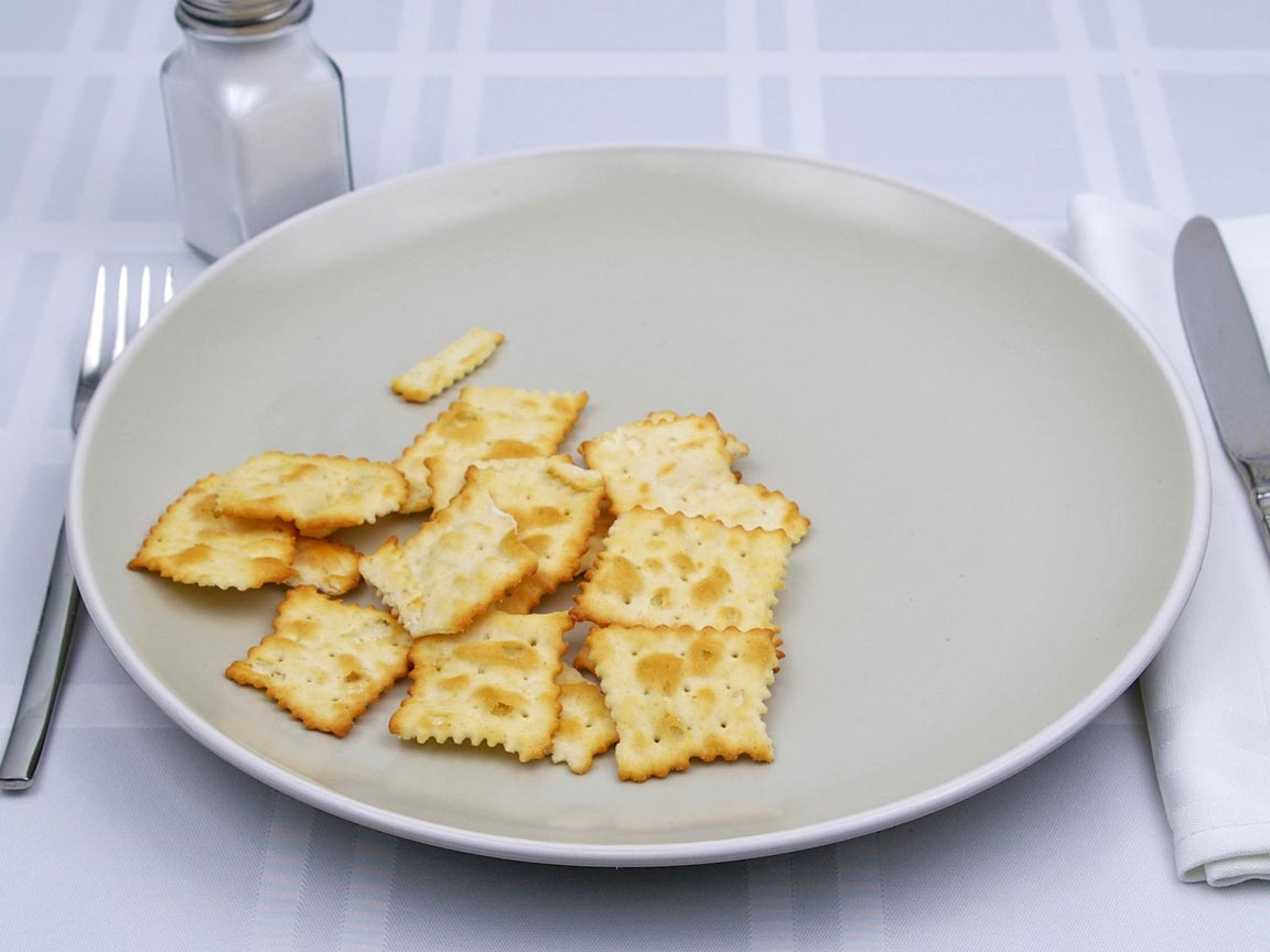 Calories in 28 grams of Ritz Toasted Chips