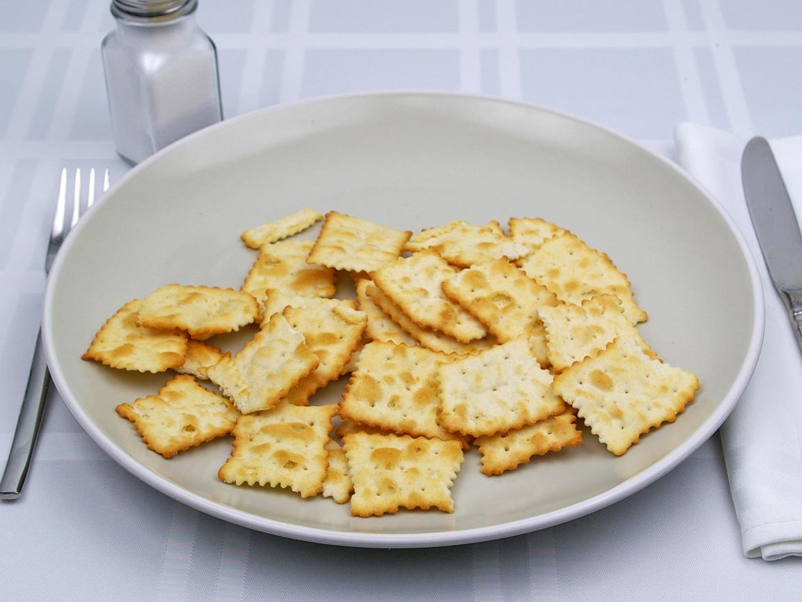 Calories in 56 grams of Ritz Toasted Chips