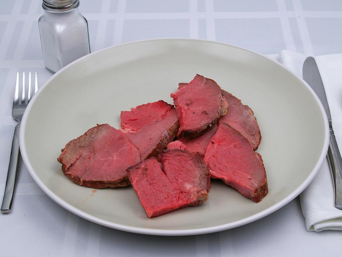Calories in 198 grams of Roast Beef