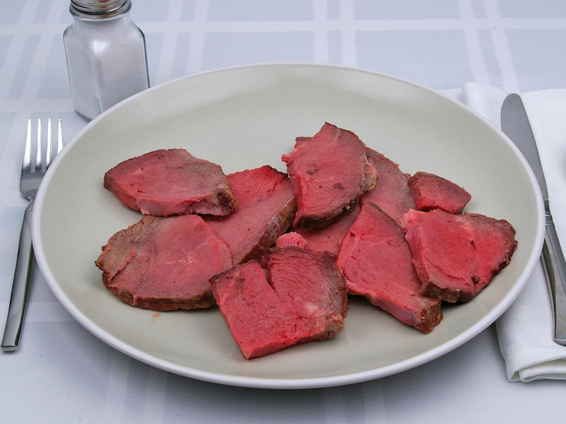 Calories in 255 grams of Roast Beef