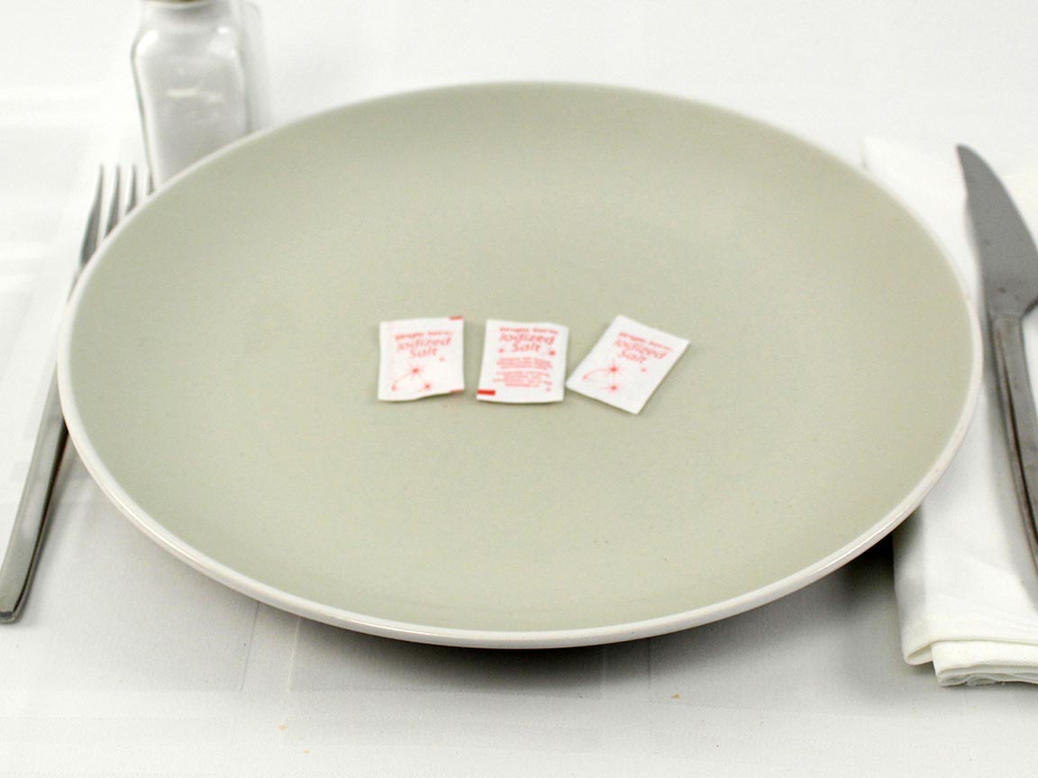 Calories in 3 packet(s) of Salt Packets