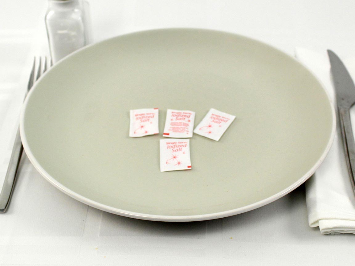 Calories in 4 packet(s) of Salt Packets