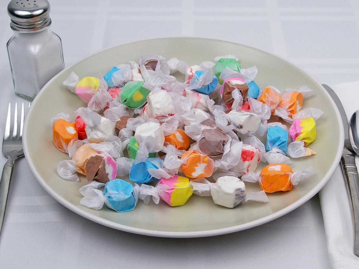 Calories in 45 piece(s) of Saltwater Taffy