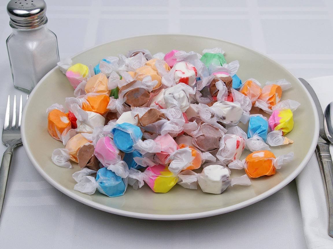 Calories in 60 piece(s) of Saltwater Taffy