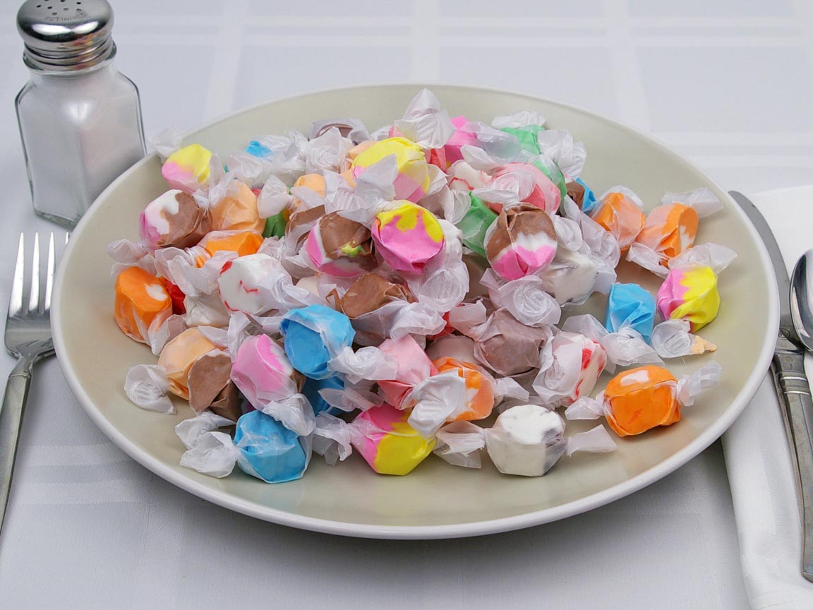 Calories in 70 piece(s) of Saltwater Taffy