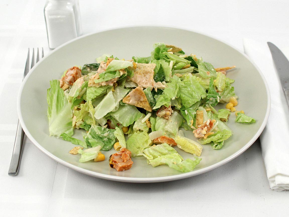 Calories in 1 package(s) of Santa Fe Chicken Salad with dressing