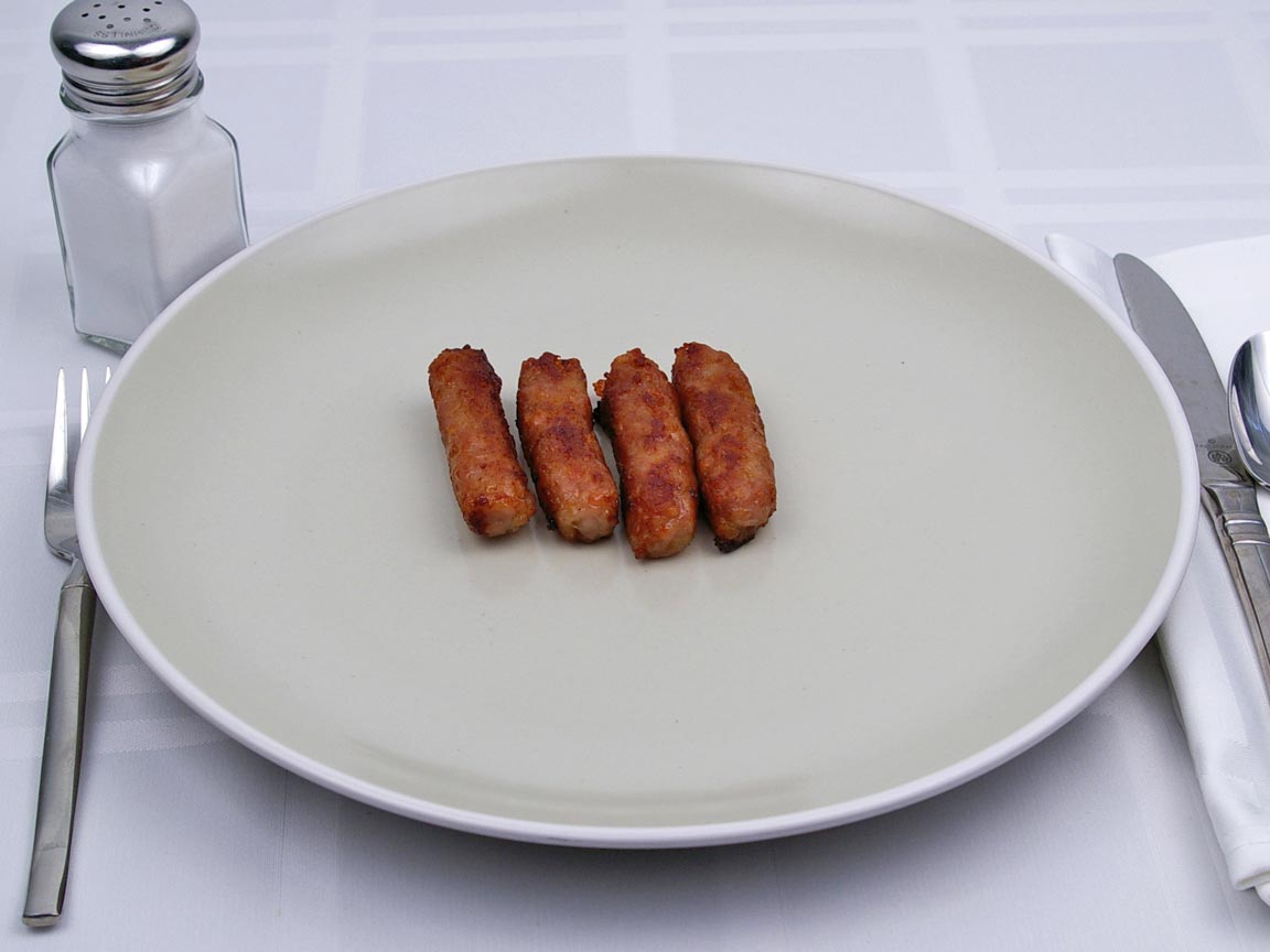 Calories in 4 link(s) of Sausage Links - Pork