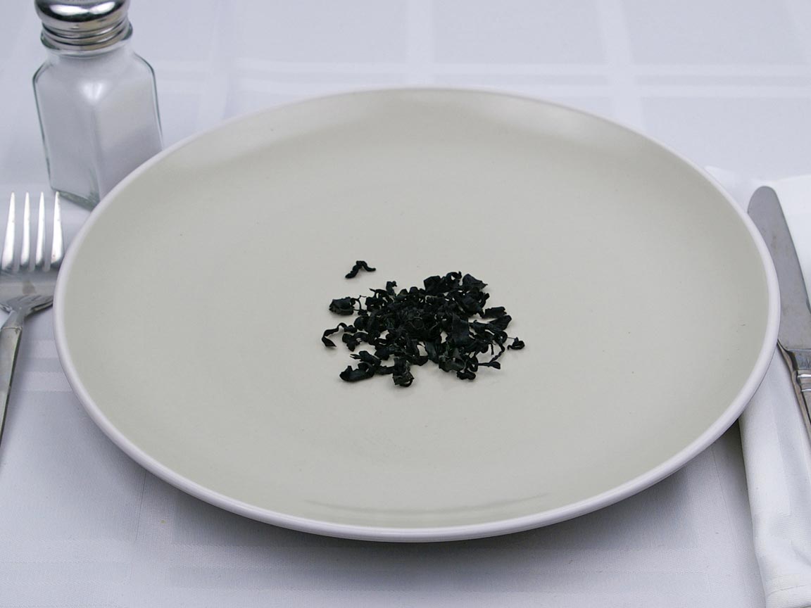 Calories in 1 Tblsp(s) of Seaweed - Dried - Wakame