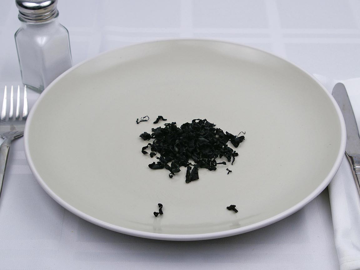 Calories in 2 Tblsp(s) of Seaweed - Dried - Wakame