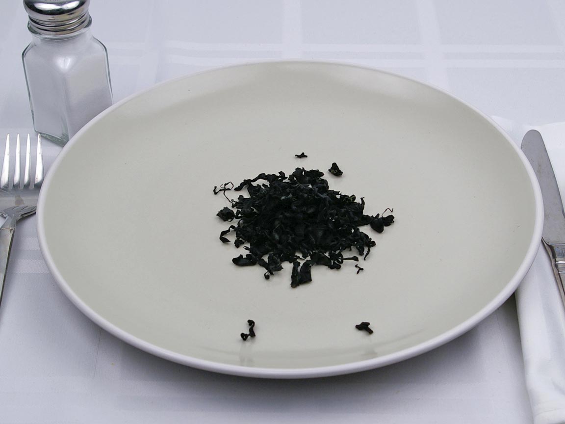 Calories in 3 Tblsp(s) of Seaweed - Dried - Wakame