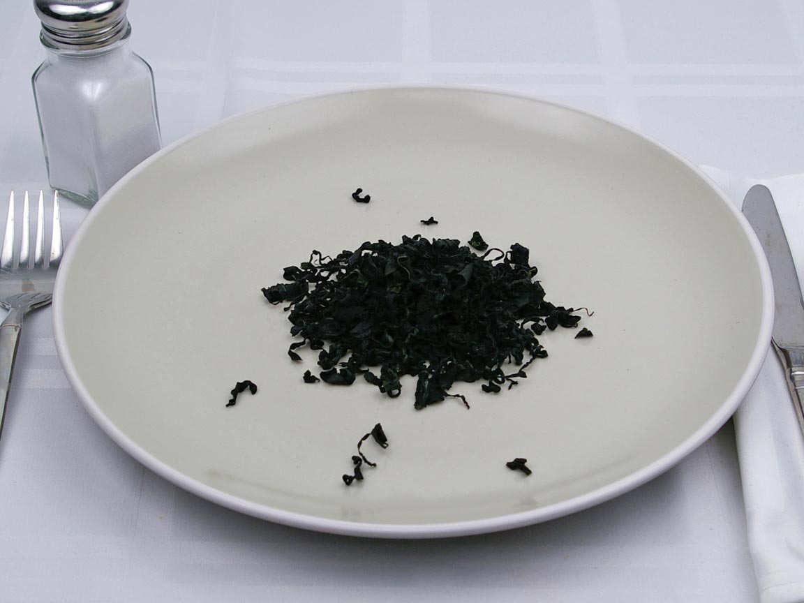 Calories in 5 Tblsp(s) of Seaweed - Dried - Wakame
