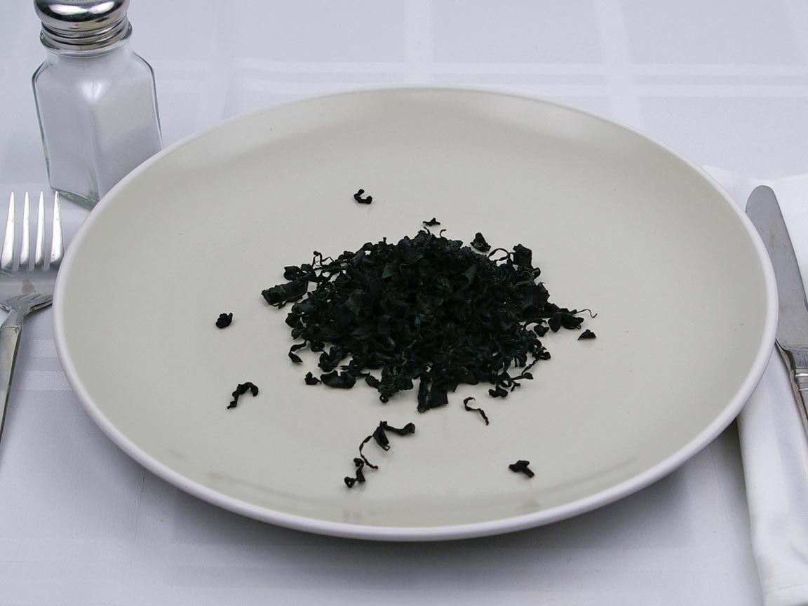 Calories in 6 Tblsp(s) of Seaweed - Dried - Wakame