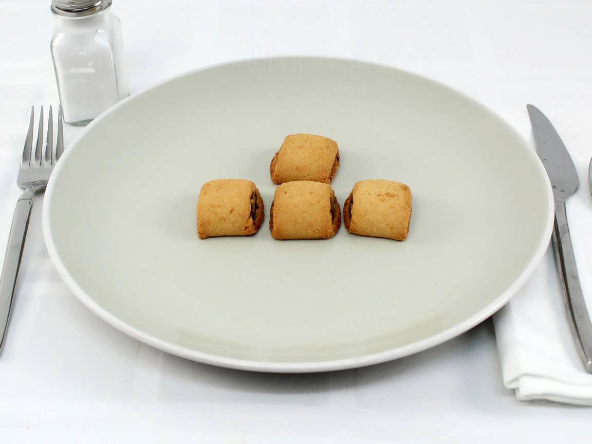 Calories in 4 piece(s) of Settembrini Cookies