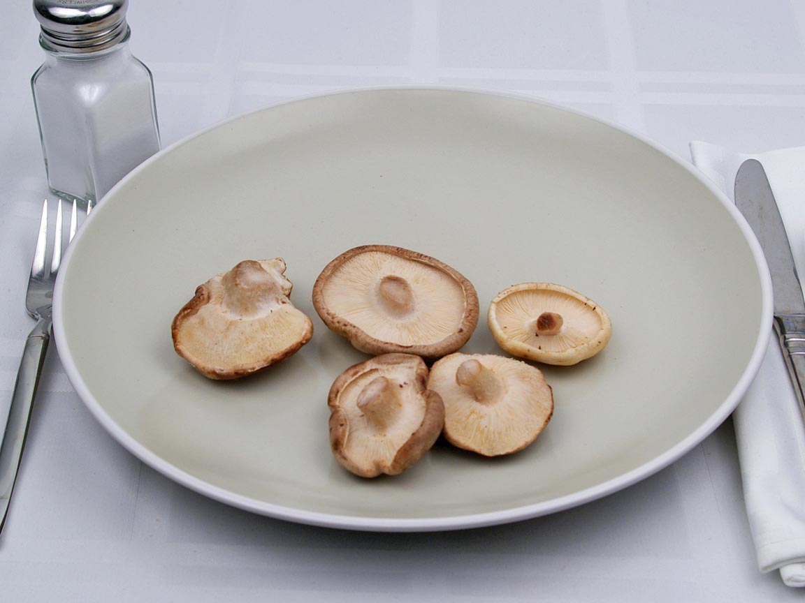 Calories in 41 grams of Shitake Mushrooms