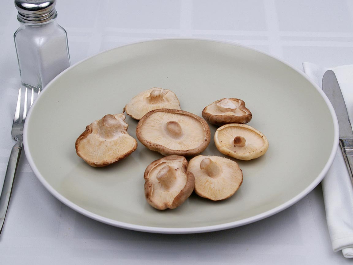 Calories in 57 grams of Shitake Mushrooms