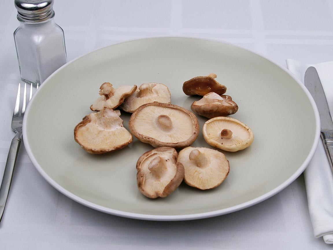 Calories in 74 grams of Shitake Mushrooms